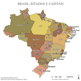 Mapa do Brasil