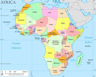 Mapa da África
